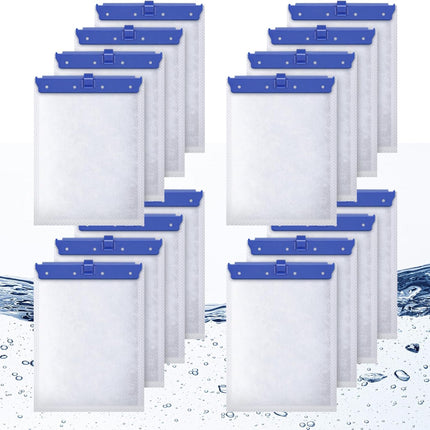 16 Count Large Filter Cartridges Compatible with Whisper Bio Bag Filters, Large Aquarium Filter Cartridge for Whisper 20i 40i, IQ20/30/45/60, PF20/30/40/60 and Repto Filter.