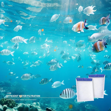 16 Count Large Filter Cartridges Compatible with Whisper Bio Bag Filters, Large Aquarium Filter Cartridge for Whisper 20i 40i, IQ20/30/45/60, PF20/30/40/60 and Repto Filter.