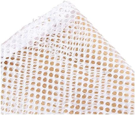 Small Commercial Mesh Laundry Bag with Handle and Drawstring for Dormitory, Travelling, College,Apartment, Camping, RV, Machine Washable, Hanging Mesh Bag,20×17inc.