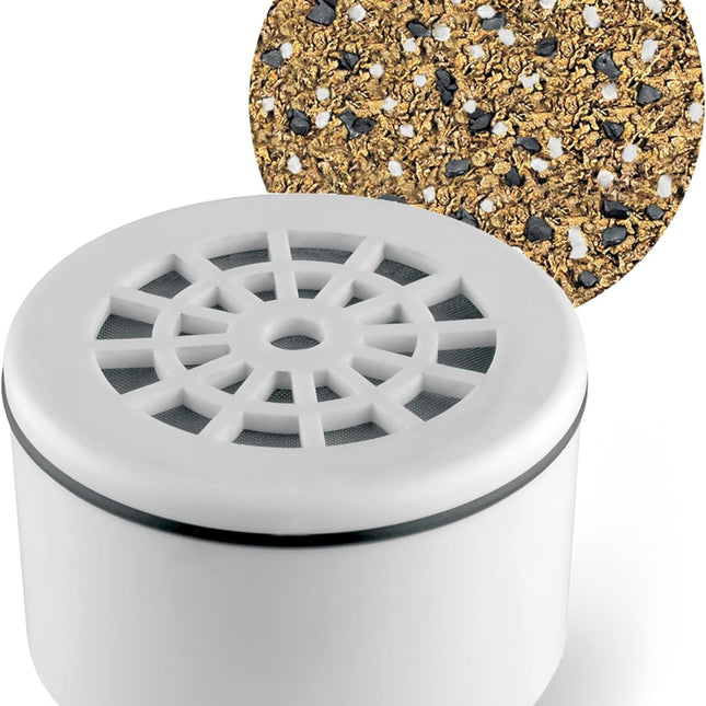 AquaCare by HotelSpa 1139 Replacement Disposable Enriched KDF Cartridge for Compact Universal Shower Filter or Filtered Shower Heads/Handheld Showers.