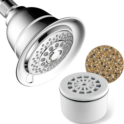 AquaCare by HotelSpa 1139 Replacement Disposable Enriched KDF Cartridge for Compact Universal Shower Filter or Filtered Shower Heads/Handheld Showers.