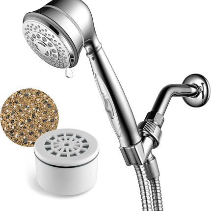 AquaCare by HotelSpa 1139 Replacement Disposable Enriched KDF Cartridge for Compact Universal Shower Filter or Filtered Shower Heads/Handheld Showers.
