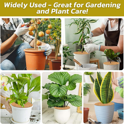 4pcs Coconut Fiber Mulch Ring Tree Plant Protector Mat, 11.8 Inch Natural Coco Coir Tree Mulch Ring Plant Pot Soil Cover, Tree Rings Disc Plant Cover for Indoor Outdoor Plants, Landscaping.
