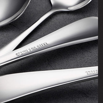 12 Pcs Spoons and Forks Set, Top Food Grade Stainless Steel Forks and Spoons Silverware Set,Forks and Spoons Cutlery Set, Mirror Finish & Dishwasher Safe.