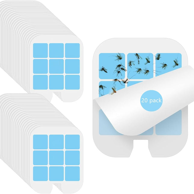 20 Pack Refill Glue Cards Compatible with Safer Home Fly Trap Refill,Applicable to SH502、SH503、23005-06 and DT3005W、DT3005W-DS3, Flying Insect Trap Refill Replacement.