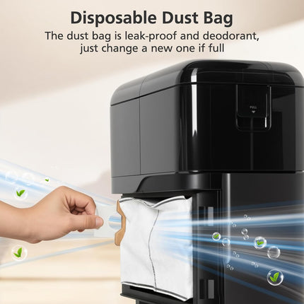 18 pcs Dust Bags for eufy Omni C20 C10 Robot Vacuum, 3.6L Large Capacity Replacement Bags with 3-Layer Odorproof & Leakproof Fabric.
