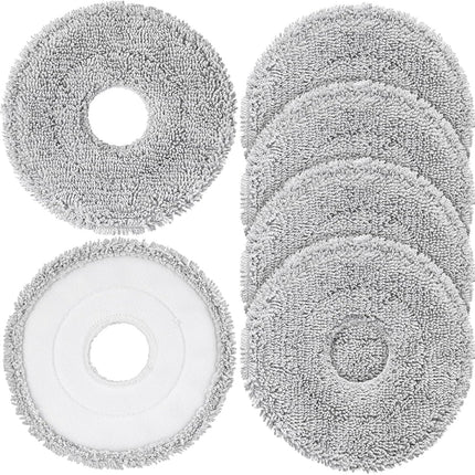 6-Pack Mop Pads for Dreame L40 Ultra/X40 Ultra/X50 Ultra/L50 Ultra/L10S Ultra/ L10s Pro Ultra Heat/L10S Ultra Gen2/L40S Ultra/X30 Ultra/L10 Ultra Robot Vacuum, Washable Microfiber Replacement Pads.