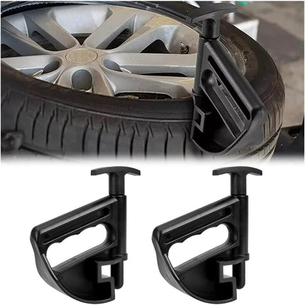 2PCS Car Tire Changer, Nylon Vehicle Tire Bead Clamp Drop Center Tool, Heavy Duty Automotive Rim Pry Tire Changer Wheel Changing Helper Accessories, Universal for Most Cars.