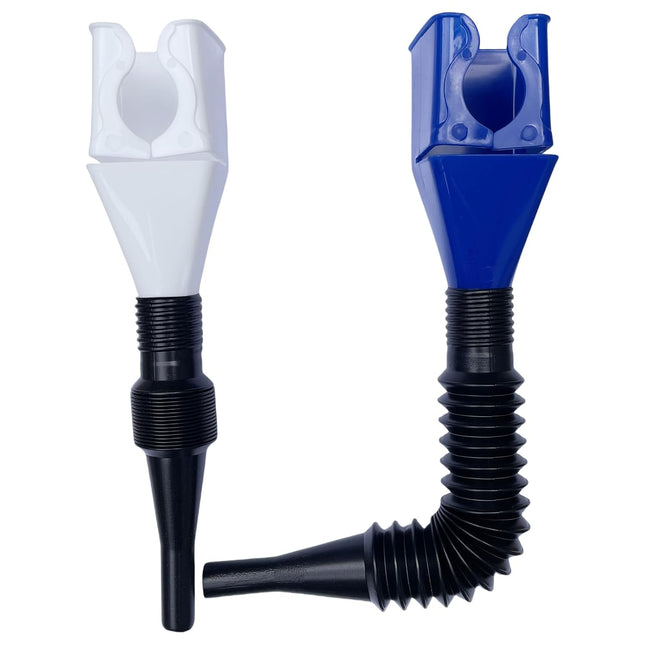 Funnels for Automotive Use,2pcs Retractable Auto Fuel Funnel for Oil Change,Filling Water,Gasoline,Coolant in Cars.