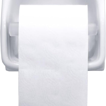 2 Pcs Universal Toilet Paper Holder Replacement Rod Spring Loaded Plastic Retractable Paper Replacement Rod Toilet Tissue Roll Holder Insert for Bathroom Home Fixture Accessories(White).