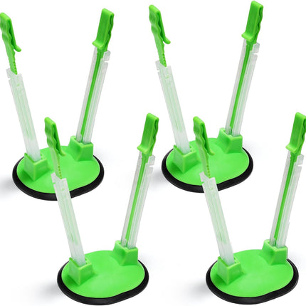 Baggy Rack Holder for Food Meal Prep,Plastic Freezer Bag Holder Stand for Filling, Adjustable Food Storage Bag Holders,Gallon Bag Holder (Pack of 4).