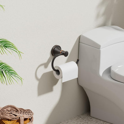 Oil Rubbed Bronze Toilet Tissue Paper Holder Oil Rubbed Bronze Bathroom Accessories Toilet roll Paper Hanger, Wall Mounted, Rustproof.
