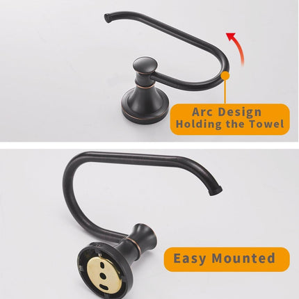 Oil Rubbed Bronze Toilet Tissue Paper Holder Oil Rubbed Bronze Bathroom Accessories Toilet roll Paper Hanger, Wall Mounted, Rustproof.