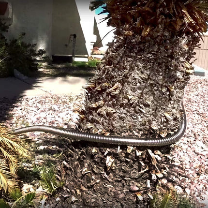 304 Stainless Steel Metal 3FT Short Garden Hose 3 Feet Flexible, Portable & Lightweight Kink Free Garden Water Outdoor Hose.
