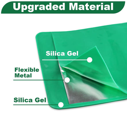Reused Flexible Foldable Oil Funnel, Multi-Purpose Form a Funnels for Automotive Use, Easy to Clean Small Wide Mouth Funnel for Oil Drain, Available in Green.