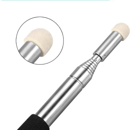 Telescopic Teachers Pointer,Teaching Pointer,Hand Pointer Extendable Retractable Handheld Presenter Classroom Whiteboard (1)  39 inch.