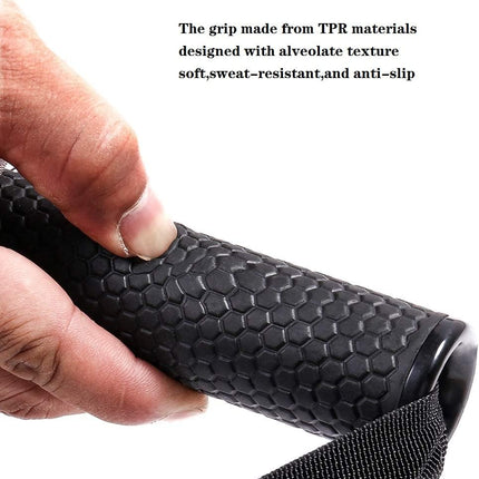 Exercise Cable Handles,Cable Machine Attachment Handles Compatible with Machines,Super Strong Nylon Webbing for Resistance Training(1 Pairs).