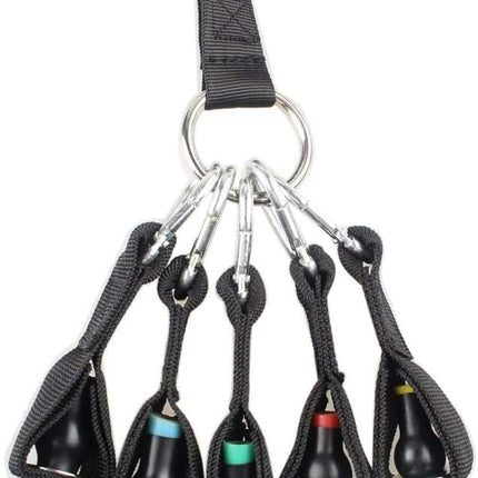 Exercise Cable Handles,Cable Machine Attachment Handles Compatible with Machines,Super Strong Nylon Webbing for Resistance Training(1 Pairs).