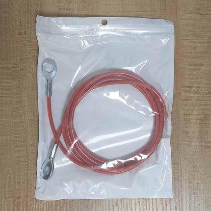 Replacement Cables for Home Gym, Fitness Pulley Cable, Weight Machine Cable -Thick 5mm(0.2inch) Heavy Duty Steel Wire Rope Gym  138''.