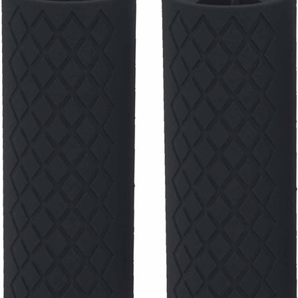 Thick Dumbbell & Barbell Grips for Weightlifting - High-Density Silicone Rubber, Non-Slip Gym Muscle Growth, Hand Stress Relief, Arm Blaster Adapter (1 Pair) Black.