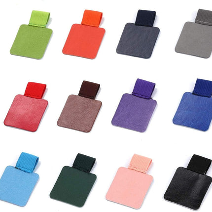 Pen Loop Holder Set, 12 Pack Self-Adhesive Pencil Elastic Design for Notebooks, Journals, Calendars with Colors (12 Pcs).