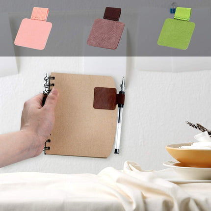 Pen Loop Holder Set, 12 Pack Self-Adhesive Pencil Elastic Design for Notebooks, Journals, Calendars with Colors (12 Pcs).