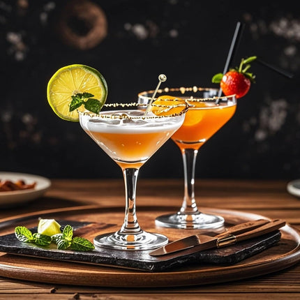 20 PCS Stainless Steel Cocktail Toothpicks, Picks for Drinks, Reusable Skewers Metal Tooth Appetizers (4.3 Inch).