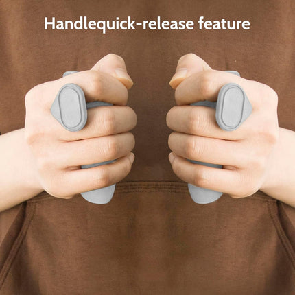 Weight Lifting Grips - Rubber Anti-Slip Workout Grips, Ergonomics Hand Protector Gloves for Gym Training and Exercise, Dumbbell, Bar Pad, Pull Up Men Women, No Sweaty (Grey).