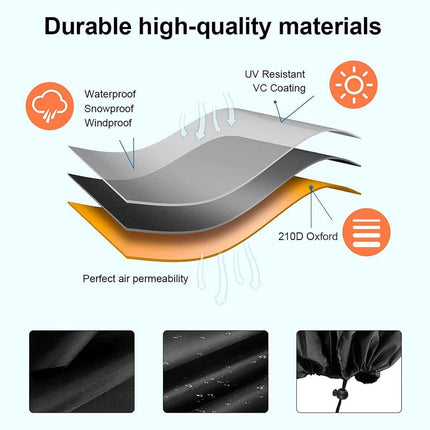 55 Gallon Drum Cover, 210D Oxford Cloth Water Storage Barrel 25 x 37 Inch Outdoor Waterproof Rain Snow Bucket lid with Drawstring, UV Protection, Anti Dust(2 Pcs).