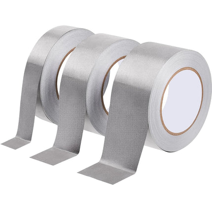 3 Roll Double Conductive Fabric Tape Cloth Adhesive Roll(1in x 100ft, 1.5in 2in 100ft)  1in 100ft.