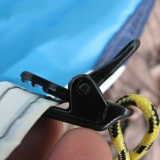 20pcs Small Tarp Clips Duty Lock Grip, Tent Awning Clamp For.
