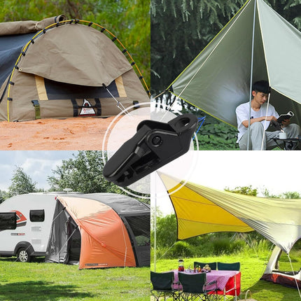 20pcs Small Tarp Clips Duty Lock Grip, Tent Awning Clamp For.