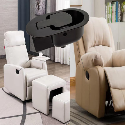 1PC Metal Recliner Handle Replacement Parts ,Premium with Cable, Compatible Most Major Couch Sofa Chair Furniture (1).