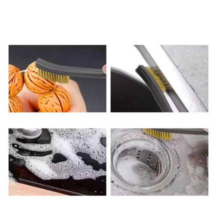 6Pc Mini Wire Brush Set, Steel Brass Nylon Cleaning Polishing Metal Rust Tools, Suitable for Paint Dirt.