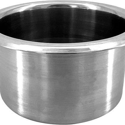 2Pcs 3" Stainless Steel Drop-in Anti-Spill Cup Holder with Non-Slip Washer,Heavy Duty Poker Table Inserts Fits Standard Soda Can for Desk, Boats, RV Cars & Trucks silver.