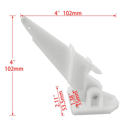 Boat Universal Speedometer Kick-up Pilot Tube 80 MPH Sea Portable Mini Tool Accessories.