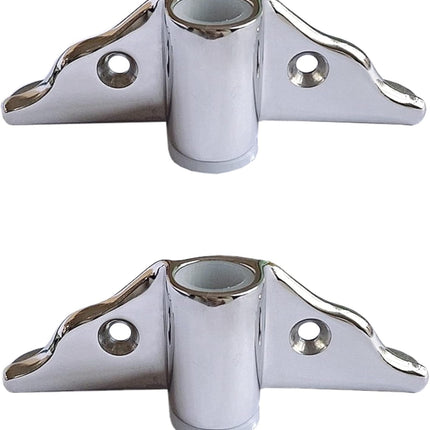 2PCS 316 Stainless Steel Row Lock Oarlock Socket Support Bracket for 1/2" Shank.