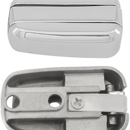 316 Stainless Steel Spring Folding Marine Grade Hook, 1 PCS, Silver, Contemporary Style, 35 Pounds Weight Capacity, Wall Mount, Coat Hook.