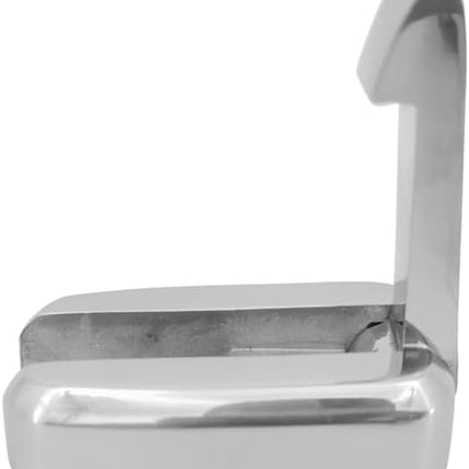 316 Stainless Steel Spring Folding Marine Grade Hook, 1 PCS, Silver, Contemporary Style, 35 Pounds Weight Capacity, Wall Mount, Coat Hook.