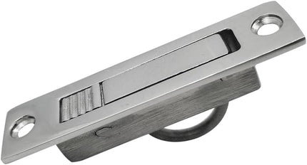 Pocket Door Pull Handle, Edge Pull, Professional Stainless Steel, Buttons Design Flush Mount with Screws.