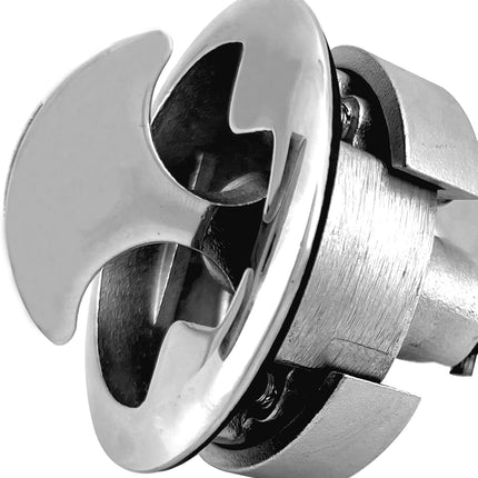 2Pcs Marine Grade Stainless Steel Floor Buckle Hatch Latch Flush Turning Lift Handle Recessed Pull Ring Non-Locking with Lock.