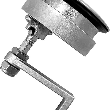 2Pcs Marine Grade Stainless Steel Floor Buckle Hatch Latch Flush Turning Lift Handle Recessed Pull Ring Non-Locking with Lock.