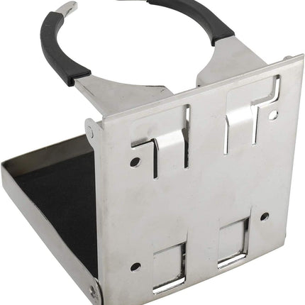 316 Stainless Steel Adjustable Fold Down Cup Drink Holder Marine Boat Caravan Car for Mug up to Dia 3.15".