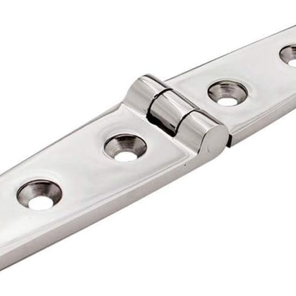 6" Long Tongue Hinge Marine Grade Stainless Steel Heavy Mirror Polished Door Cabinet Cupboard Thickened for Boat Yacht Hardware.