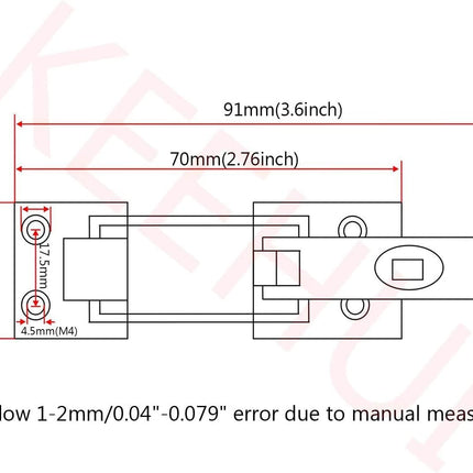 Grade Heavy Dudy 316 Stainless Steel Lockable Latch Marine Boat Door Lock Anti-Rattle Fastener Clamp.