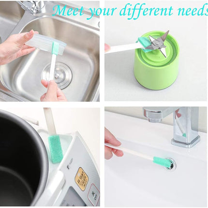 5Pcs Household Cleaning Brushes,Precision Brush Kit/Cleaning Tools, for Corner Stain Dirt Clean Brush,Deep Detail Crevice Cleaner Set,ABS+Non-Woven 5Pcs/Set.