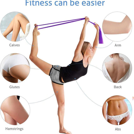 Resistance Bands Kits, Exercise for Yoga Fitness Workout Bands,TPE Elastic Band,Workout Pilates/Rehab/Fitness/Strength Training 2/4 Colors.