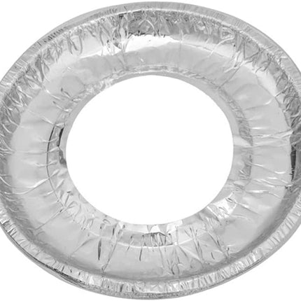 10 Pcs Round Aluminum Foil Stove Burner Covers Disposable Heavy Thick Quality Bib Liners Drip Pans Gas Range Top Protectors Accessories.