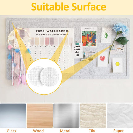 1008 Self-Adhesive Hook and Loop Dots - Petluno 10mm White Hook and Loop Stick on Dots, Round Hook and Loop Fasteners, Self Adhesive Hook and Loop Tape Strips for School Learning Materials, Christmas Cards, Binder Wallets 504.