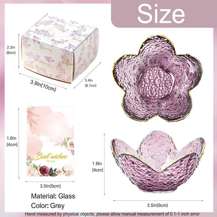 Gifts For Women Trinket Dish Unique Birthday New Home Her Jewellery Tray Cute Room Decor Aesthetic Bedroom Accessories Ring Holders Small Friendship Christmas House Warming Purple-9cm.